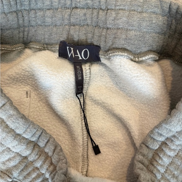 WAO M EUC fleece grey relaxed fit cozy jogger - Picture 2 of 6